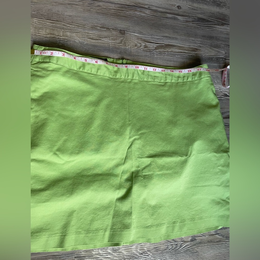 Adidas Lime Green Stretch Skirt - Picture 3 of 6